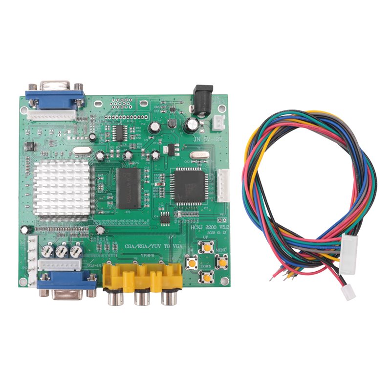 Usb Game Board Jamma - ASMA-GBS8200 CGA/EGA/YUV/RGB To VGA Output Arcade
