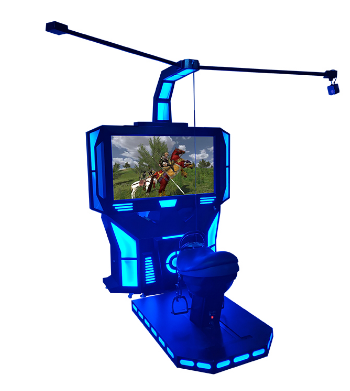9D Vr Simulator - Coin Operated Horse Riding Equipment Indoor