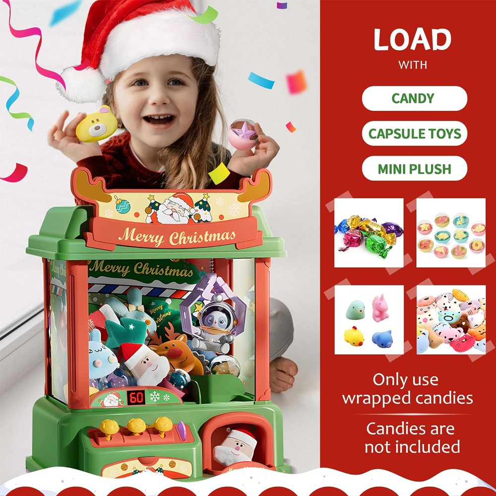 Christmas Claw Machine For Kid - Vending Arcade Games บทวิจารณ์และราคา