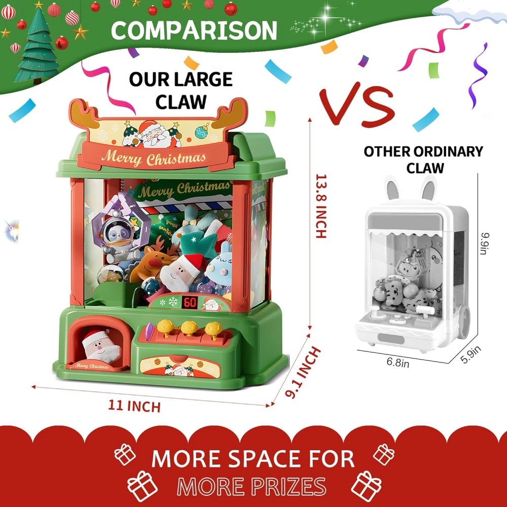 Christmas Claw Machine For Kid - Vending Arcade Games บทวิจารณ์และราคา