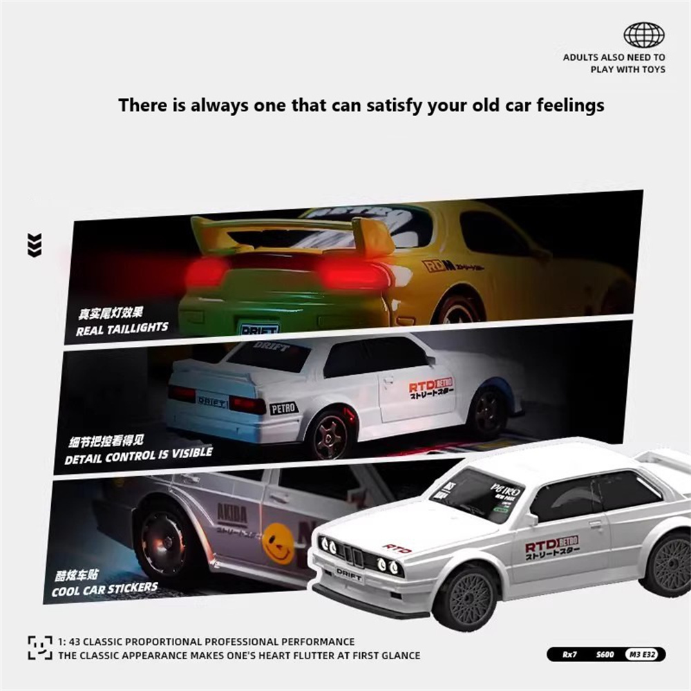 K1/K2/K3 RTR 1/43 2.4G 4WD Min - Racing Arcade Cabinet บทวิจารณ์และราคา