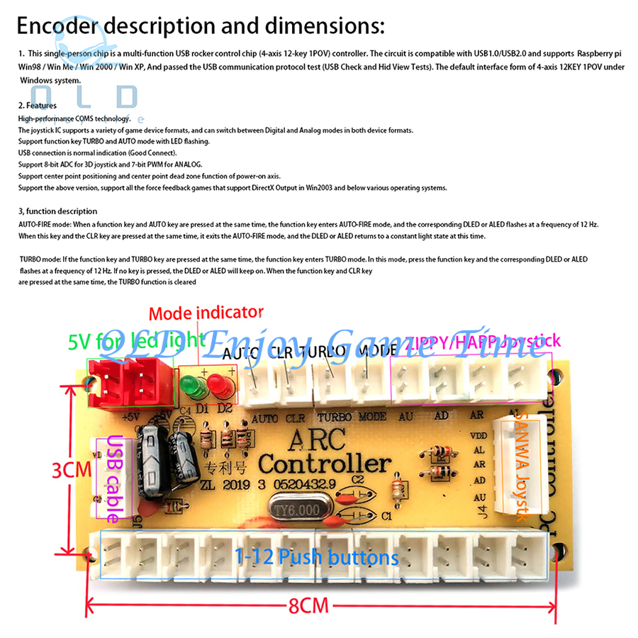 Arcade DIY Kit with USB Encode - Racing Arcade Cabinet บทวิจารณ์และราคา