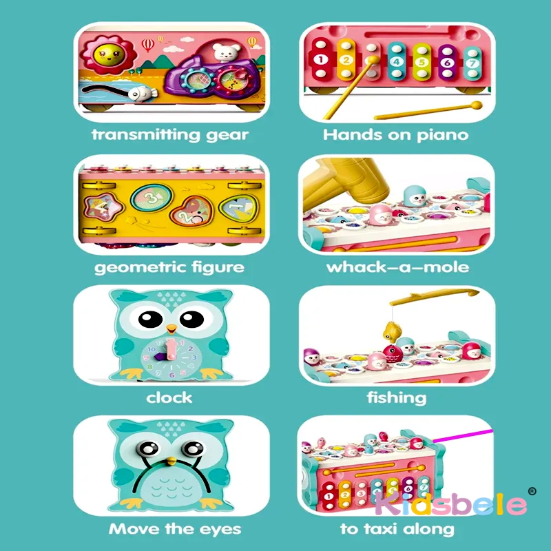 Kids Montessori 8 in 1 Fishing - Whack A Mole Arcade บทวิจารณ์และราคา
