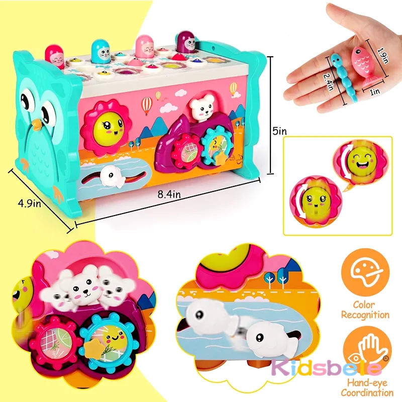 Kids Montessori 8 in 1 Fishing - Whack A Mole Arcade บทวิจารณ์และราคา