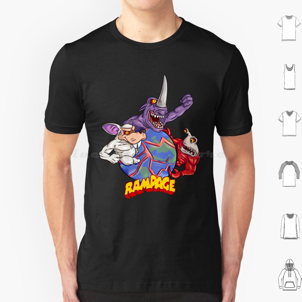 Rampage 2 T Shirt 6xl Cotton C - Arcade No บทวิจารณ์และราคา