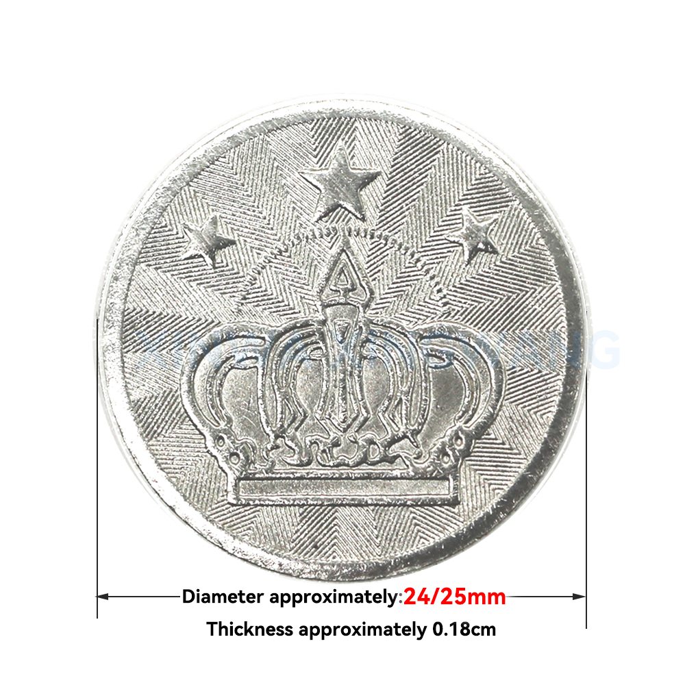100PCS  Coins Tokens Stainless - Vending Arcade Games บทวิจารณ์และราคา