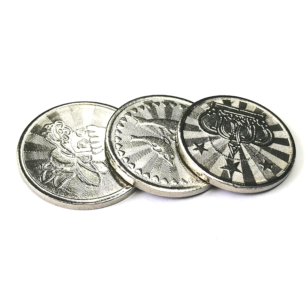 100PCS  Coins Tokens Stainless - Vending Arcade Games บทวิจารณ์และราคา