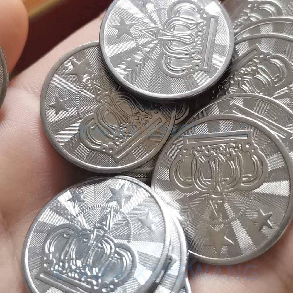 100PCS  Coins Tokens Stainless - Vending Arcade Games บทวิจารณ์และราคา