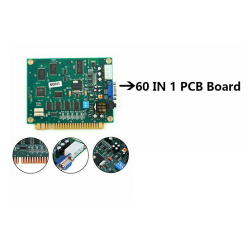 ABGN 2X 60 In 1 Multicade PCB  - Usb Game Board Jamma บทวิจารณ์และราคา