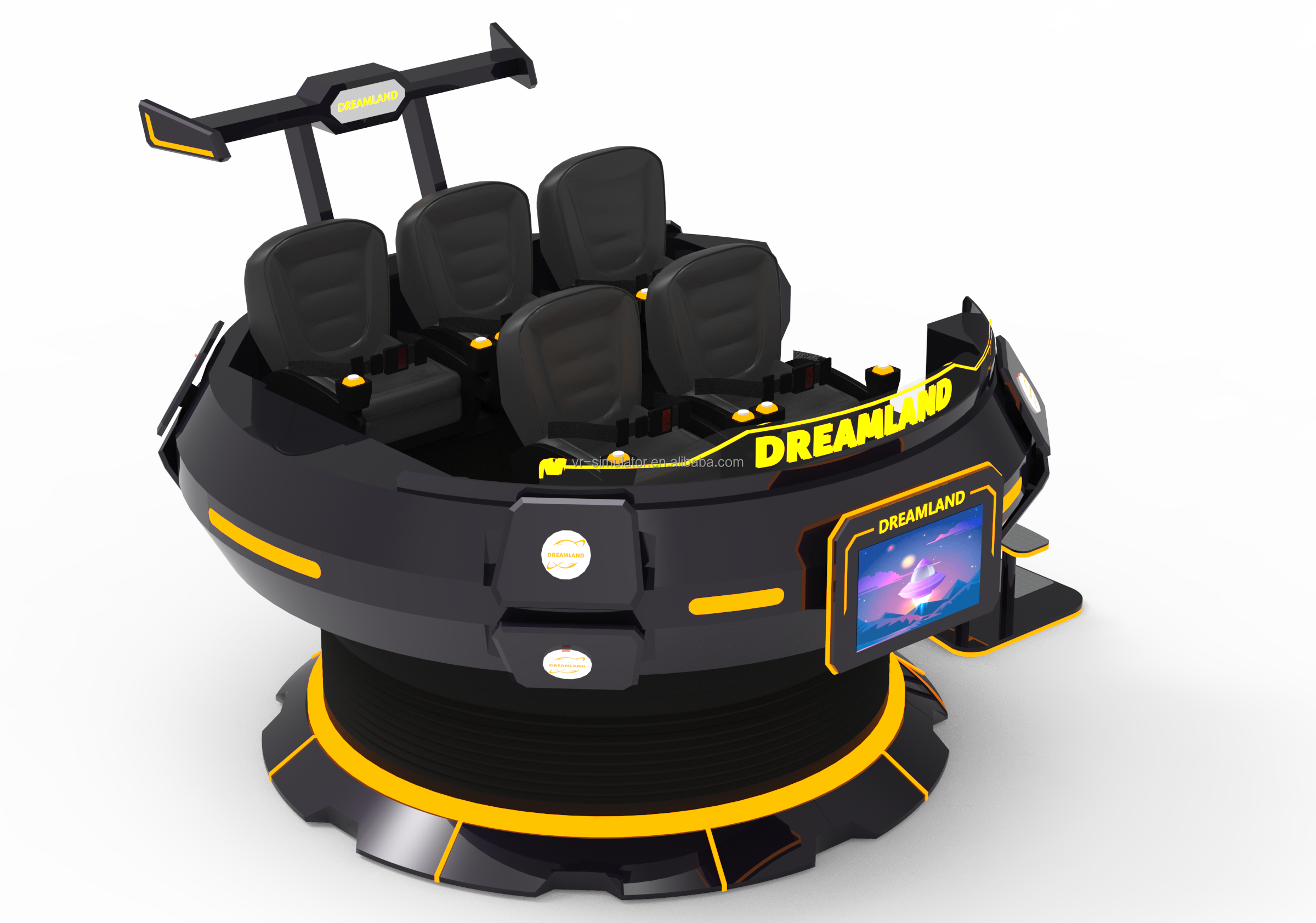 Dreamland 9d Vr Glasses Cabin  - 9D Vr Simulator บทวิจารณ์และราคา