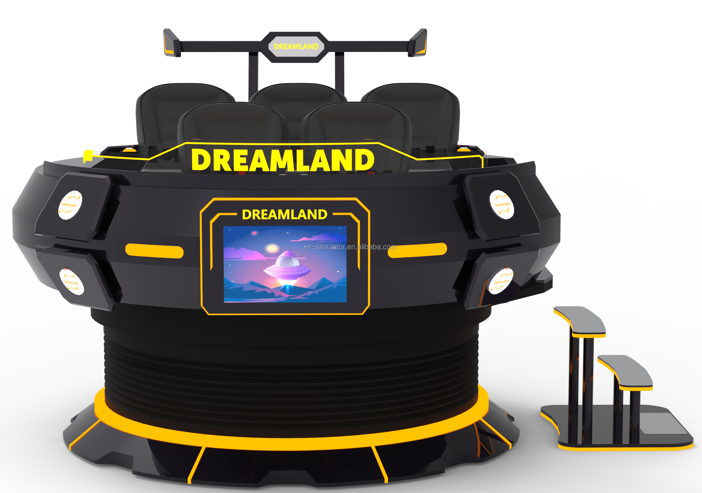 Dreamland 9d Vr Glasses Cabin  - 9D Vr Simulator บทวิจารณ์และราคา
